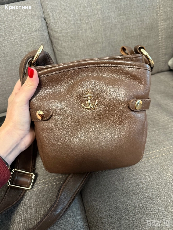 Естествена кожа чанта , снимка 1