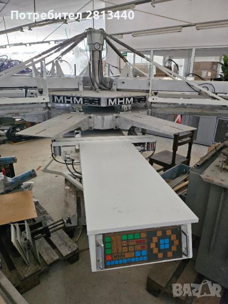 Машина за ситопечат автомат MHM, Карсуел, 6/8, Screen Printing Machine, снимка 1