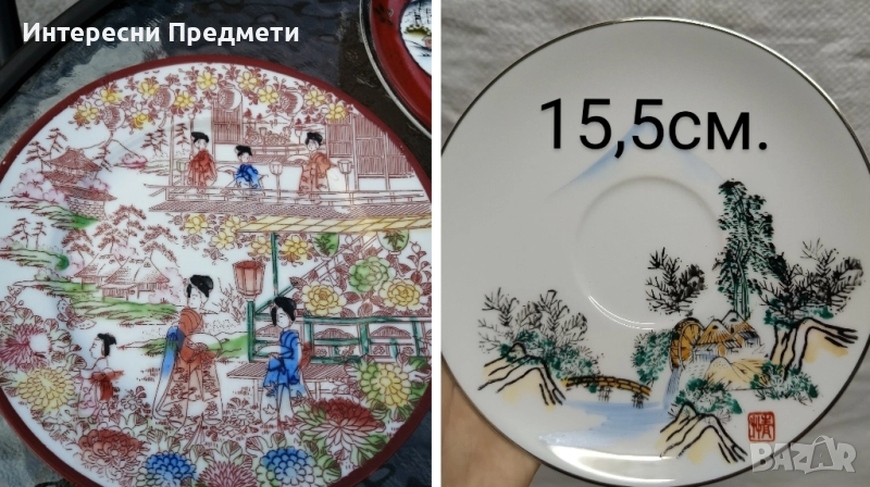 Японска Порцеланови чинийки, снимка 1