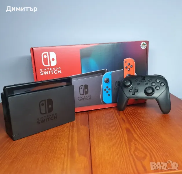 Nintendo switch конзола с 8 игри , снимка 1