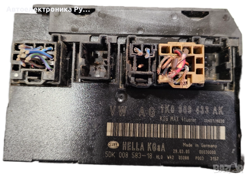 Модул централно заключване за VW GOLF 5 CENTRAL LOCK CONTROL MODULE, 1K0959433AK , снимка 1