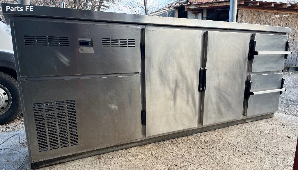 Хладилна маса барова бар професионална с двойна мивка profesionalna hladilna masa s dvoina mivka , снимка 1