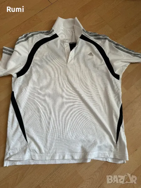 Оригинална мъжка бяла тениска Adidas CLIMALITE ! XL, снимка 1