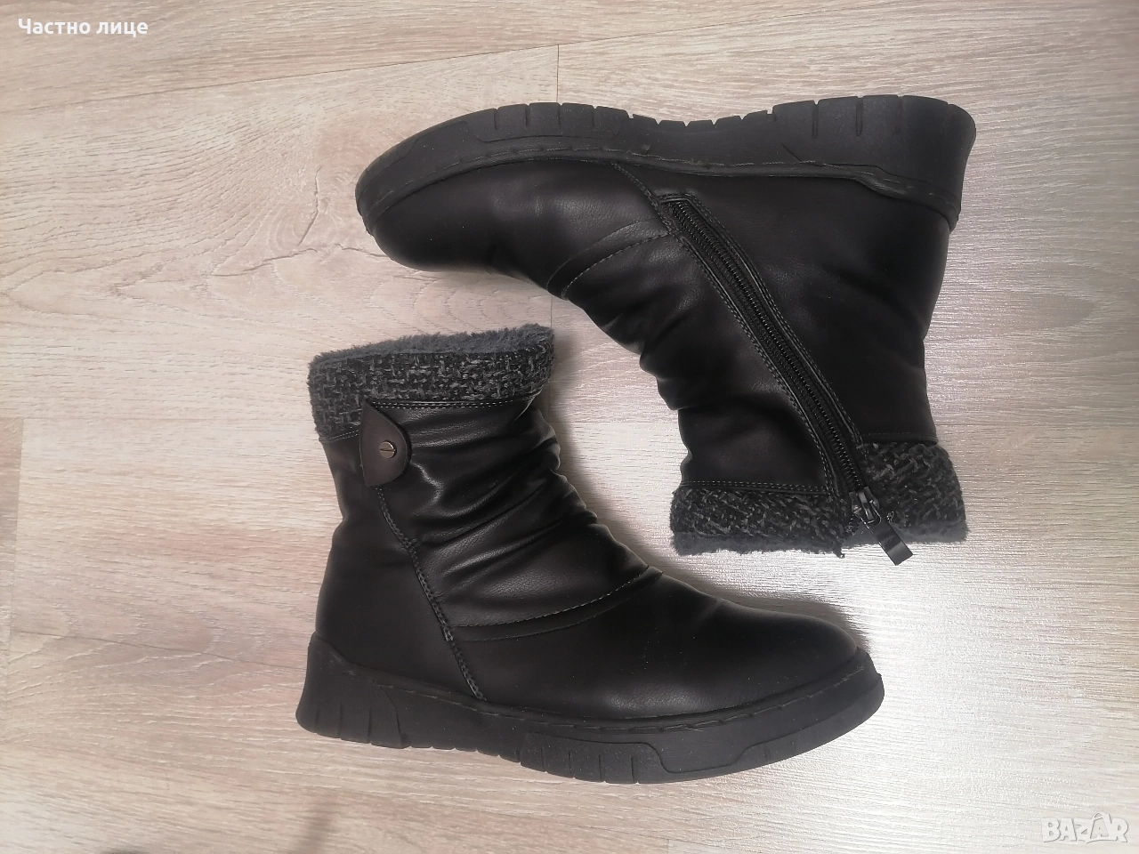 37н.Зимни дамски боти, стелка 24 см. , снимка 1