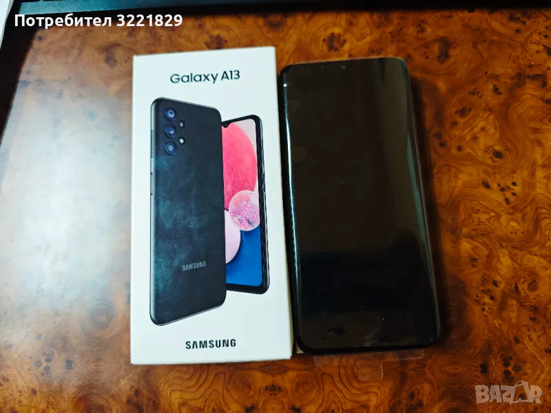 ЧИСТО НОВ смартфон Samsung Galaxy A13, 64GB, 4GB, снимка 1