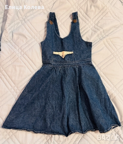 Дънков сукман, рокля 10 г, снимка 1