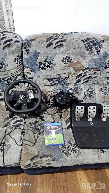 logitech g923 може и бартер за активни тонколони , снимка 1