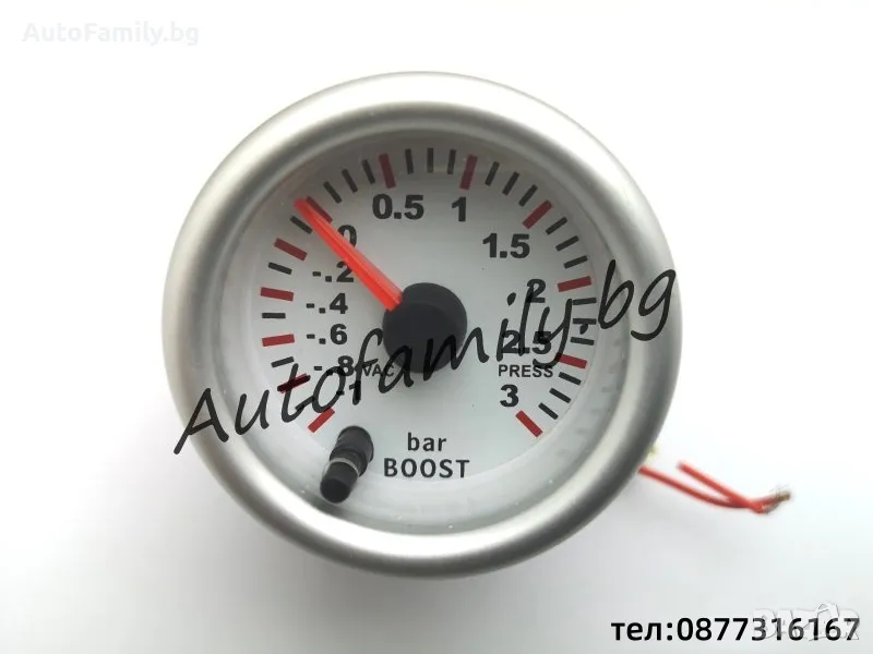 Измервателен уред за турбото Boost Meter 3bar, снимка 1