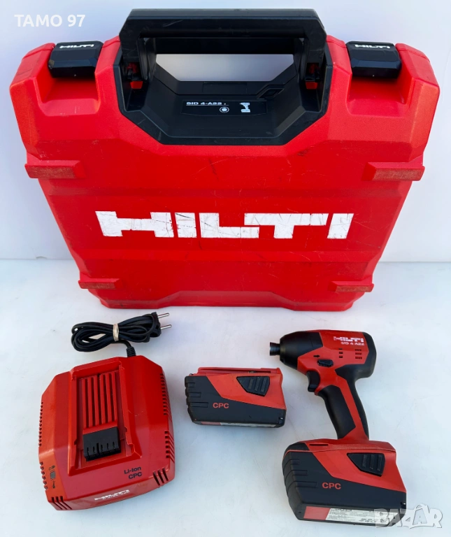 Hilti SiD 4-A22 - Безчетков акумулаторен импакт драйв 2x22V 5.2Ah 2023, снимка 1