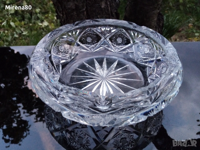* BOHEMIA * - голям кристален пепелник !, снимка 1