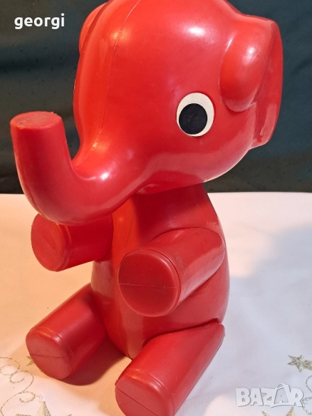 стара българска играчка от соца слон 20/4, снимка 1