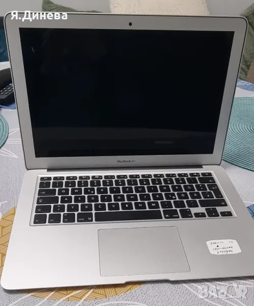 Лаптоп Apple MacBook Air A1466 , снимка 1