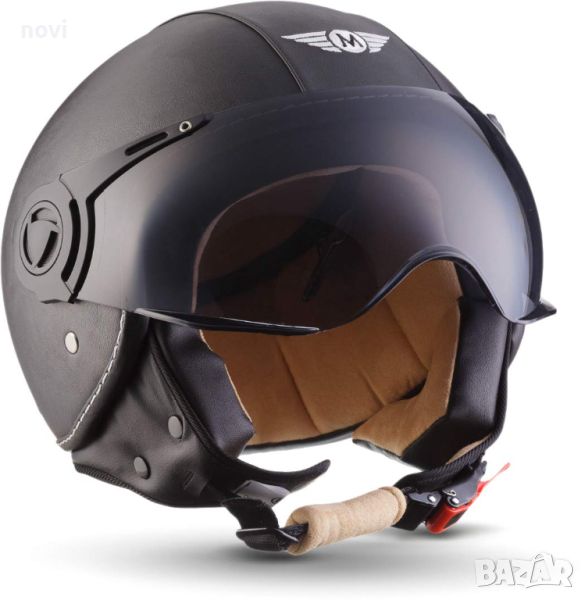 MOTO Helmets H44, S, каска за мотопед, скутер, веспа, vespa, мотор, снимка 1