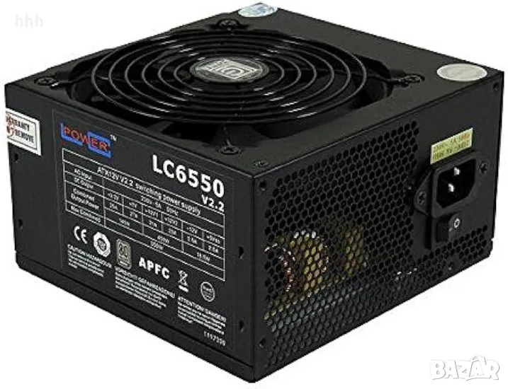 Марково захранване LC Power 550W LC6550 v2.2 Active PFC и има 80+ bronze сертификат, снимка 1