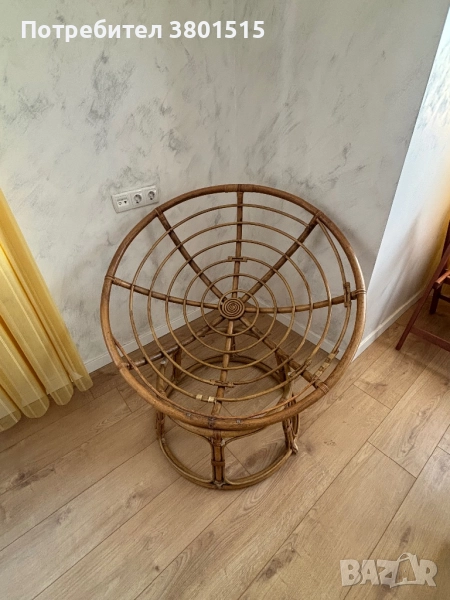 Кресло от бамбук, снимка 1