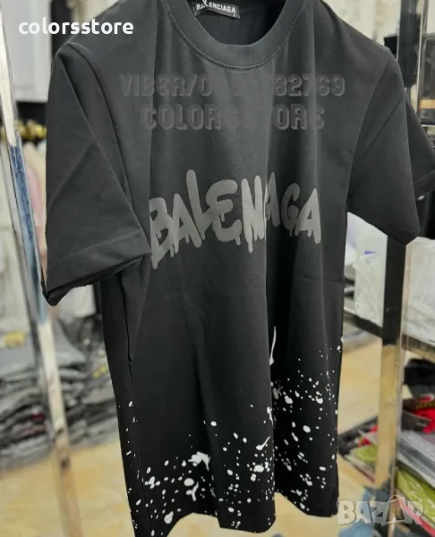 Мъжка тениска Balenciaga- графит -Br-K106, снимка 1