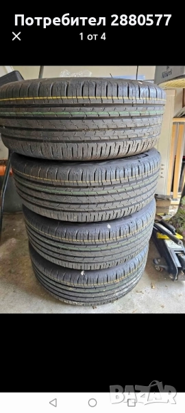 4 броя летни гуми,комплект с джанти! , снимка 1