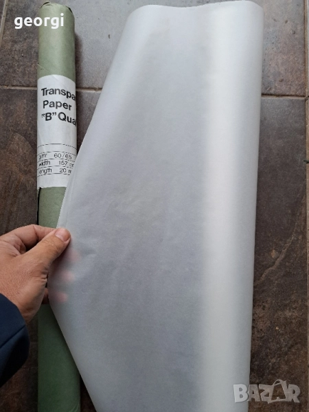 паус руло оризова хартия за чертане , снимка 1