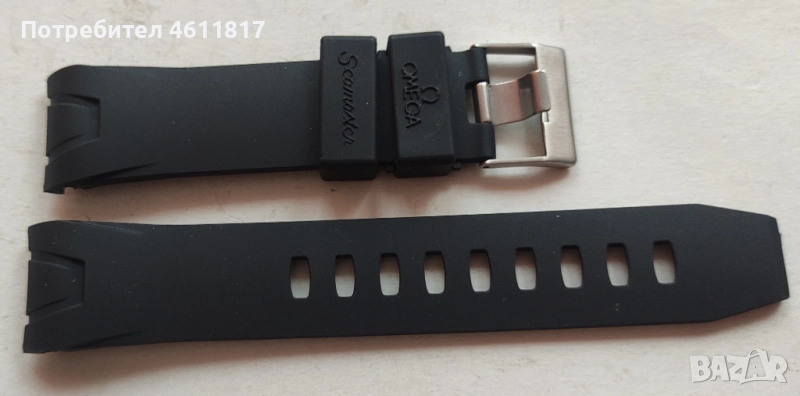 Силиконова каишка за Omega, снимка 1