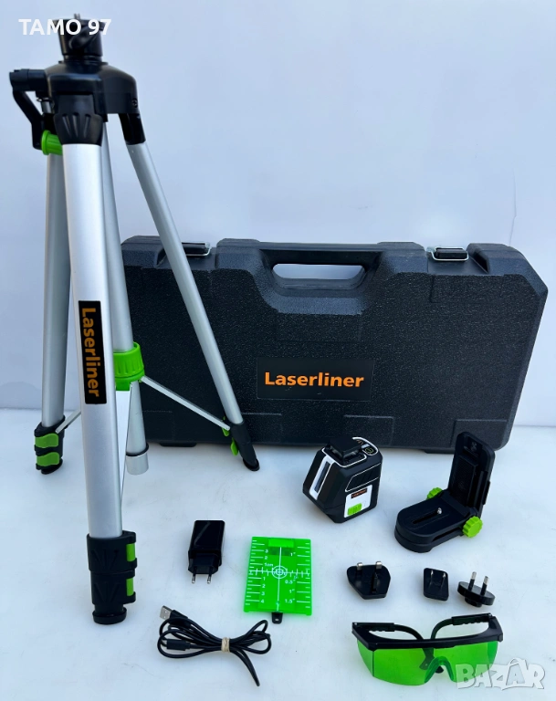 Laserliner PocketLine-Laser G360 Set - Линеен лазерен нивелир неразличим от нов!, снимка 1