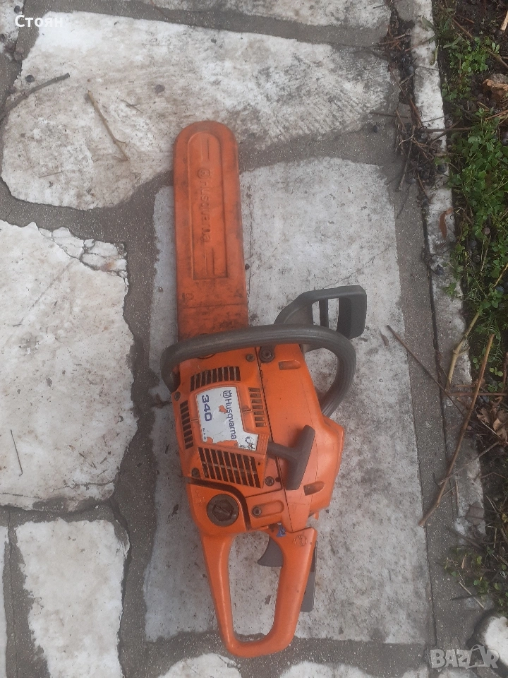 Бензиномоторен трион Хускварна 340, снимка 1