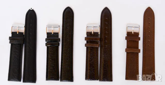 НОВА КАФЯВА КАИШКА ЗА ЧАСОВНИК ОТ ЕСТЕСТВЕНА КОЖА. КАФEВИ КАИШКИ ЗА ЧАСОВНИЦИ KAFIAVA KAISHKA , снимка 11 - Каишки за часовници - 36120125