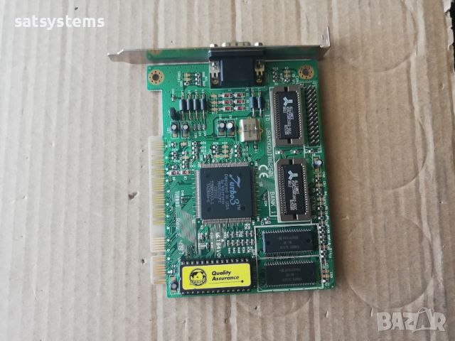 Видео карта Aristo Turbo3 Macronix MX86250E Rev.E 2MB PCI, снимка 6 - Видеокарти - 46716153