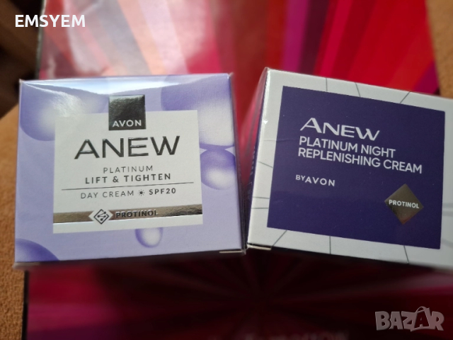 Комплект от 2 лифтинг крема. дневен и нощен, Серуми за лице 