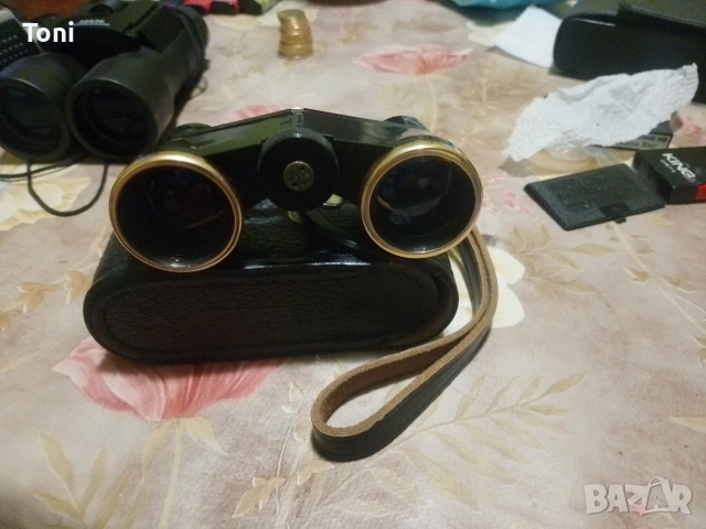 стар съветски театрален бинокъл, бинокъл tasco 2 броя, снимка 2 - Нумизматика и бонистика - 53951930