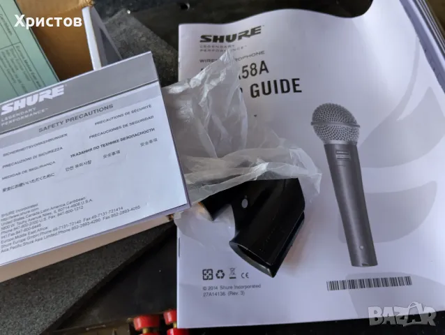 SHURE BETA 58A, снимка 5 - Микрофони - 47198344