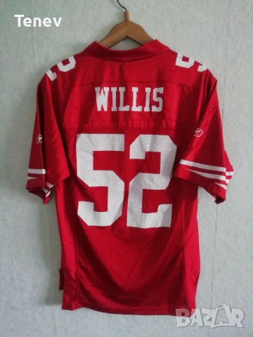 San Francisco 49ers #52 Willis Reebok NFL Jersey оригинална тениска фланелка Equipment , снимка 2 - Тениски - 53063133
