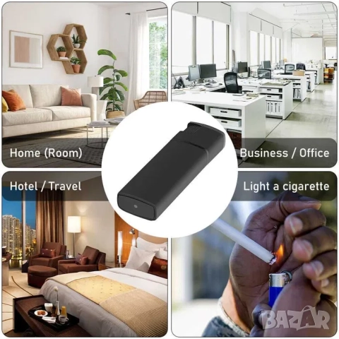 WIFI скрита камера в електрическа запалка, шпионска камера, снимка 7 - HD камери - 52197019