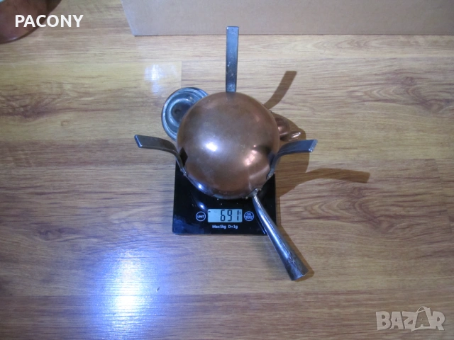 Медни съдове - тигани,купа,чайник, снимка 14 - Прибори за хранене, готвене и сервиране - 48843003