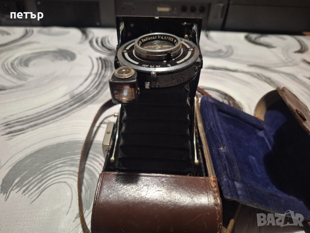 Ретро сгъваем немски фотоапарат, снимка 6 - Антикварни и старинни предмети - 53056650