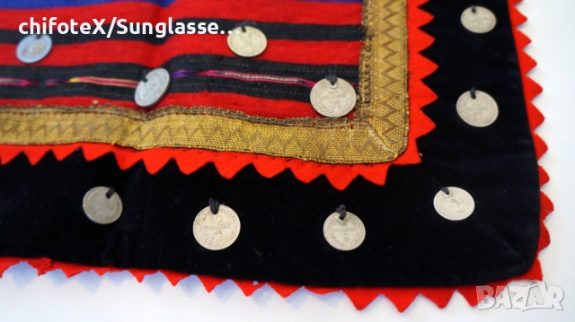 Автентична народна носия украсена с монети преди Осовобождението и до 1913г, снимка 8 - Антикварни и старинни предмети - 52944804