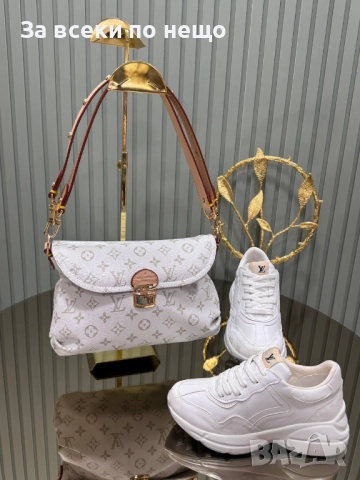 Louis Vuitton Комплект Дамски Маратонки + Чанта - Налични Различни Модели Код SK379, снимка 2 - Чанти - 52854138