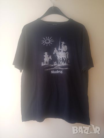 Дон Кихот и Санчо Панса - мъжка тениска купувана от Мадрид , снимка 3 - Тениски - 45323810