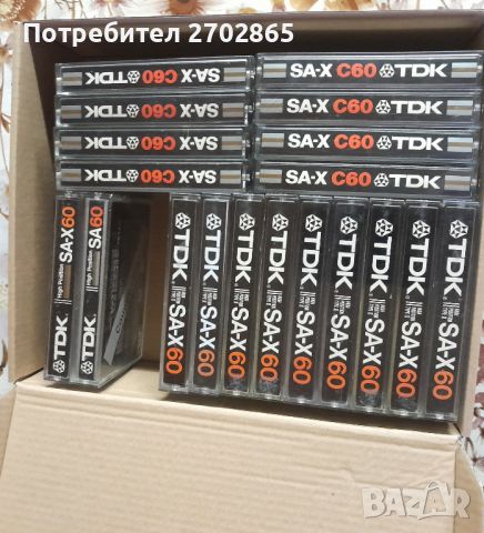 Аудио касети TDK SA X- 60 мин., снимка 4 - Аудио касети - 40480669