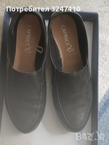 Дамски обувки на Каприз черни, на платформа. 10лв, снимка 1 - Дамски ежедневни обувки - 45803645