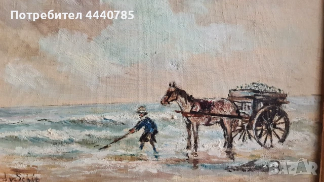 Стара картина 1974 год., снимка 4 - Картини - 51074720