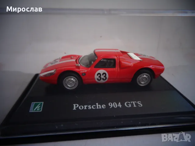  1:72 HONGWELL PORSCHE 904 GTS ИГРАЧКА КОЛИЧКА МОДЕЛ, снимка 1 - Колекции - 47771010