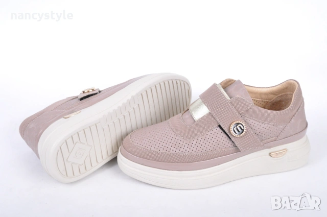 NEW! Ежедневни дамски обувки с лепка - Два цвята, снимка 9 - Дамски ежедневни обувки - 53947888