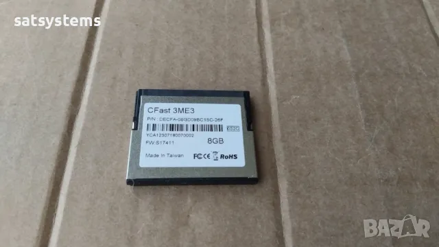 InnoDisk CFast 3ME3 8GB SATA III 6.0 Gb/s Industrial Memory Card, снимка 5 - Други - 49935759