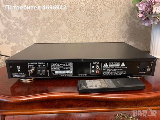 Продавам тунер Denon TU 580 RD, снимка 4 - Аудиосистеми - 52964153