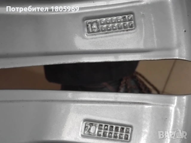 4бр. ал. джанти Audi (оригинални) 7,5x18 , 5x112 , ET51 централен отвор 57,1мм, снимка 9 - Гуми и джанти - 53560876