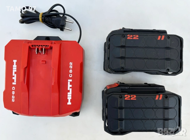 Hilti TE 50-22 Nuron - Ударно пробивна машина 2x22V 12.0Ah перфектен!, снимка 7 - Перфоратори - 53638949