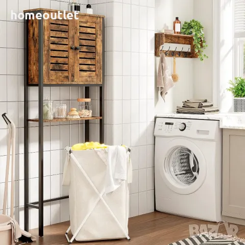 ПРОМОЦИЯ Надстройка / органайзер за съхранение в индустриален стил BF43TS01, снимка 2 - Етажерки - 49303118