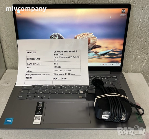 Лаптоп Lenovo IdeaPad 3 14ITL6