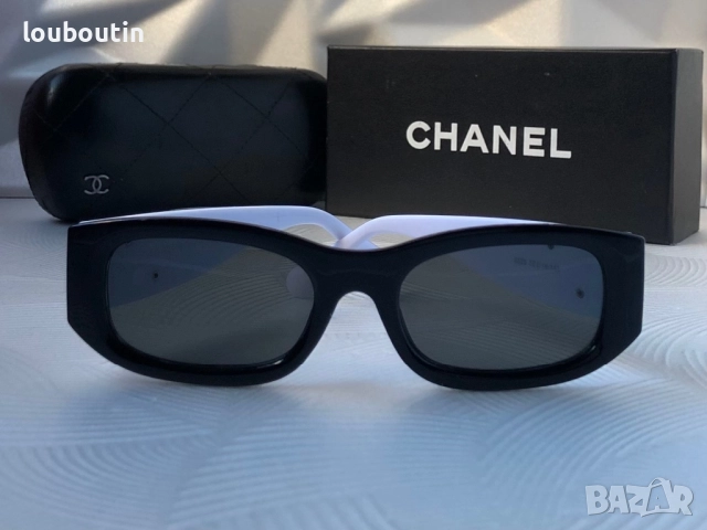 Дамски слънчеви очила елипса овални черно и бяло, снимка 4 - Слънчеви и диоптрични очила - 51703629