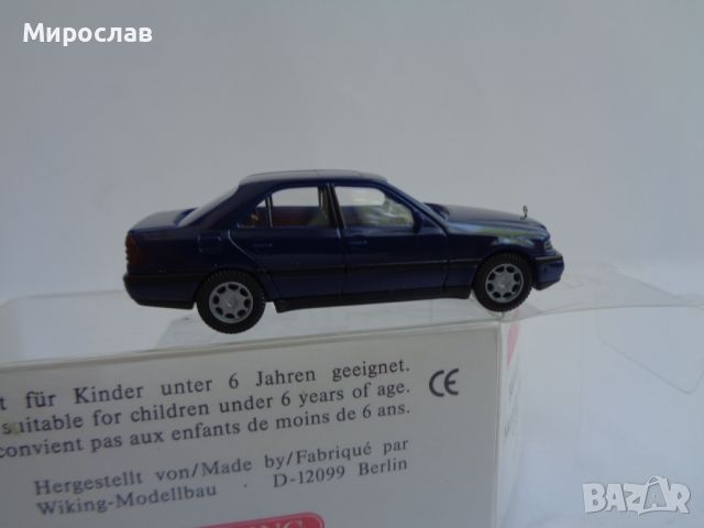 WIKING 1:87 H0 MERCEDES BENZ C 220 ИГРАЧКА КОЛИЧКА МОДЕЛ, снимка 3 - Колекции - 46412823